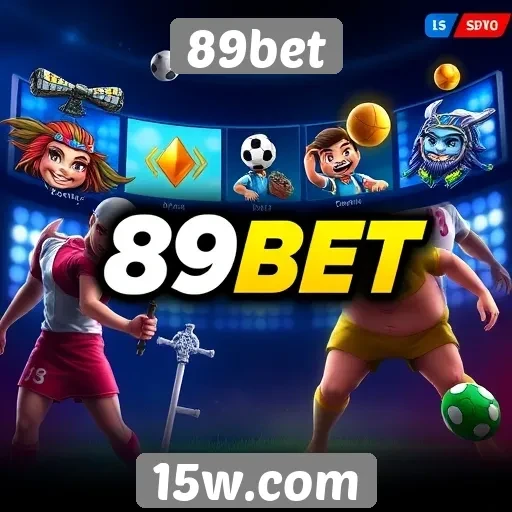 Diversidade de jogos oferecidos no 89bet