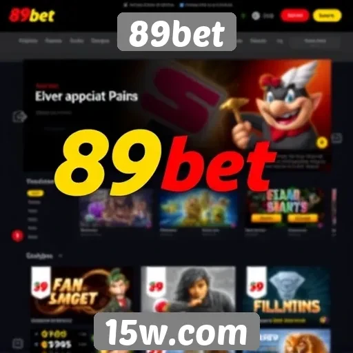 Navegação e usabilidade no site de jogos 89bet